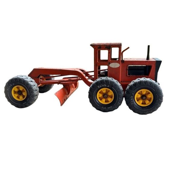 Vintage Tonka Orange Grader MR-970 - Picture 1 of 9